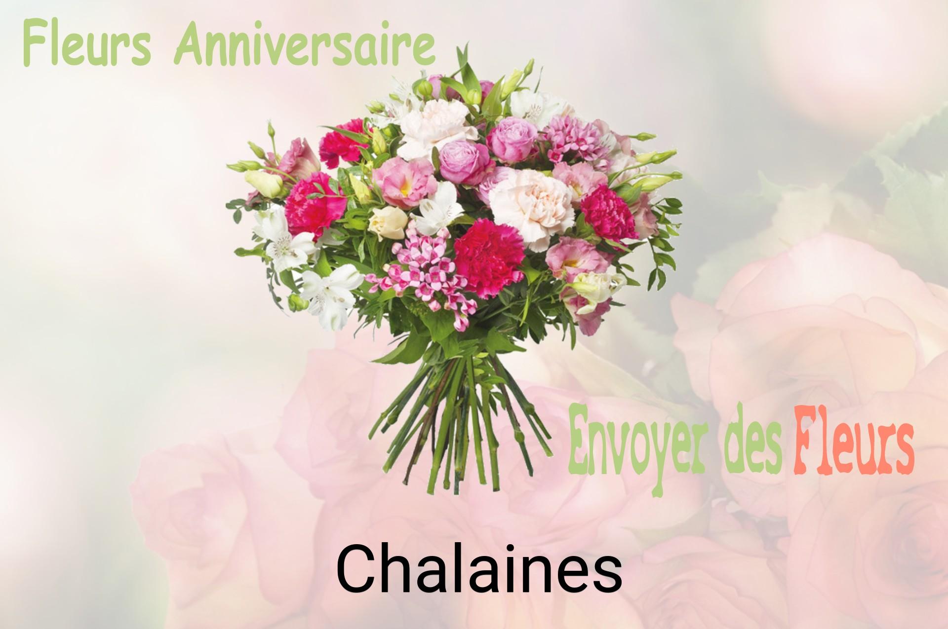 Bouquet de fleurs d’anniversaire livré à Chalaines