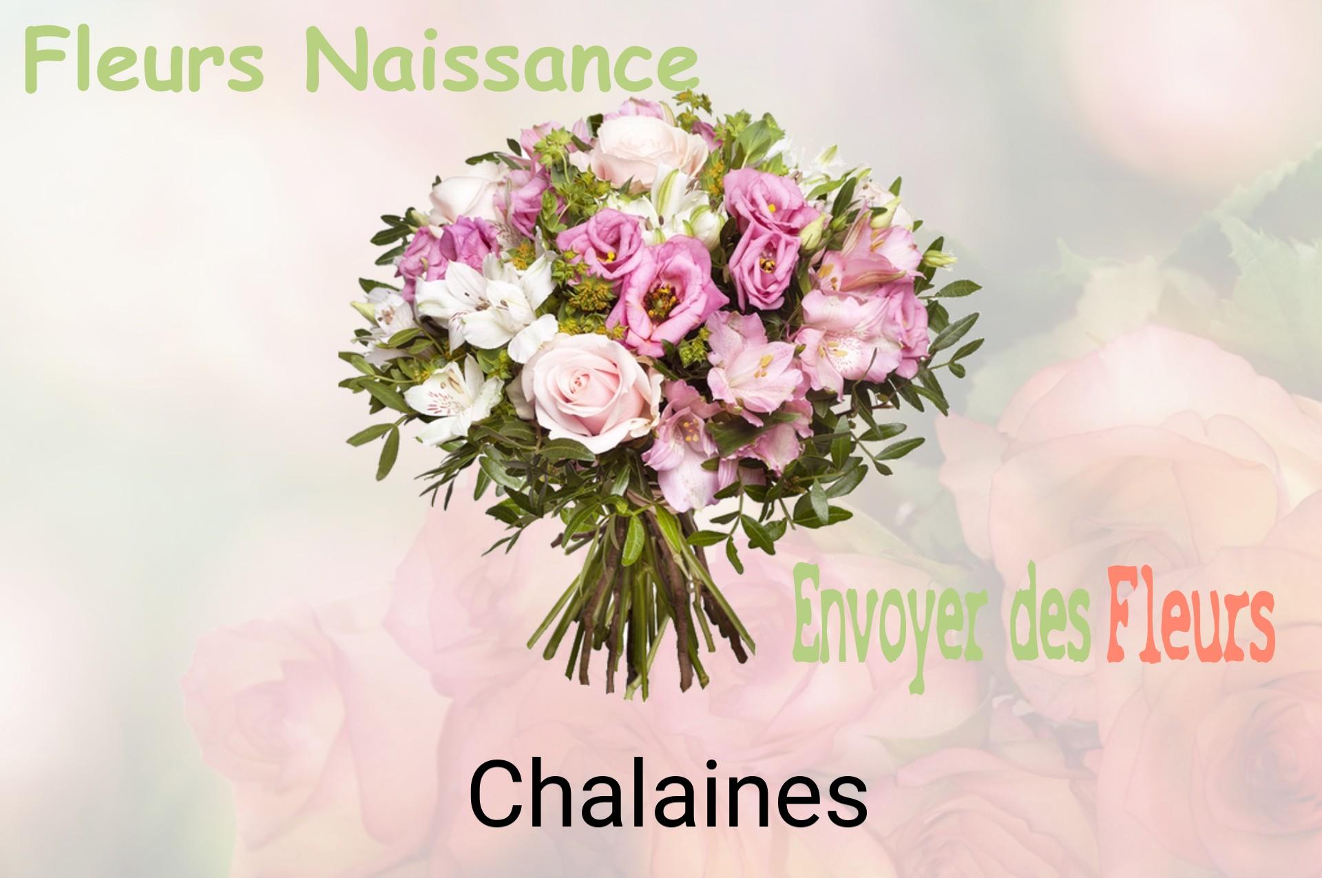 Bouquet de fleurs de naissance livré à Chalaines